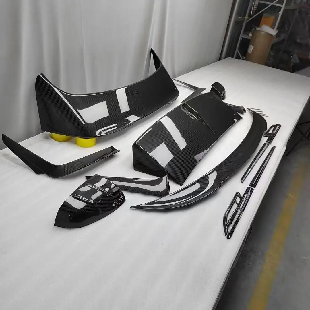 Mansori Body Kits for Bentayga Excellent Quality Dry Carbon Fiber Rear Spoiler Top Wing Side Fender Vents Mirrors